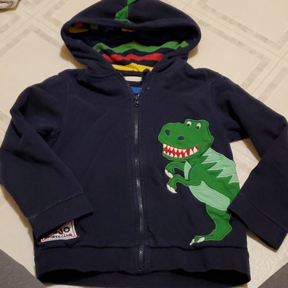 Dinosaur hoodie 4-5yr
